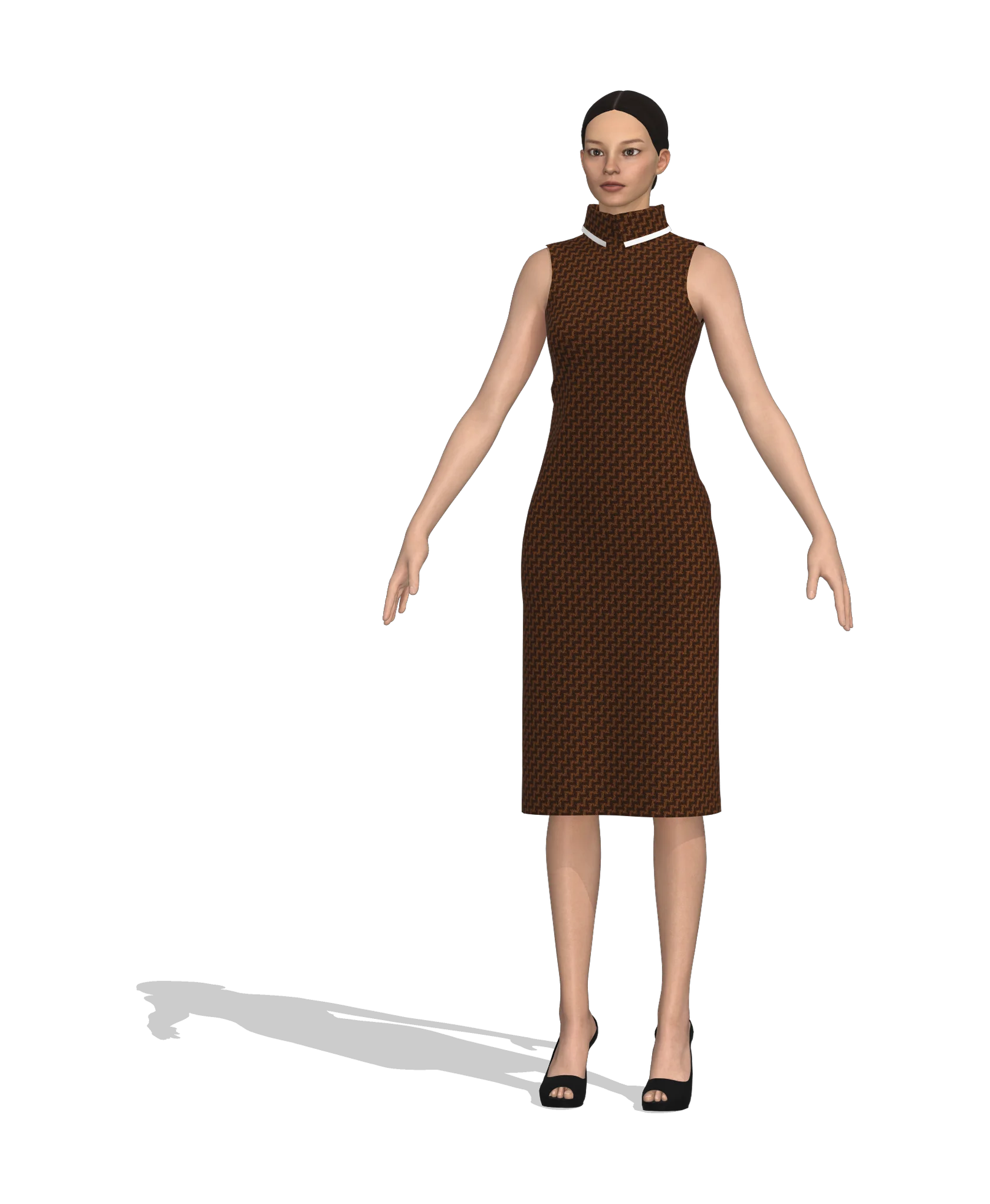 KDscion p63 sleeveless bodycon dress